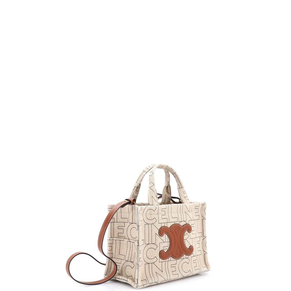 Celine Cabas Thais Tote Triomphe #203120C18B - Picture 2 of 9